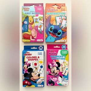 Disney Learning Flash Cards Set - Multicolor